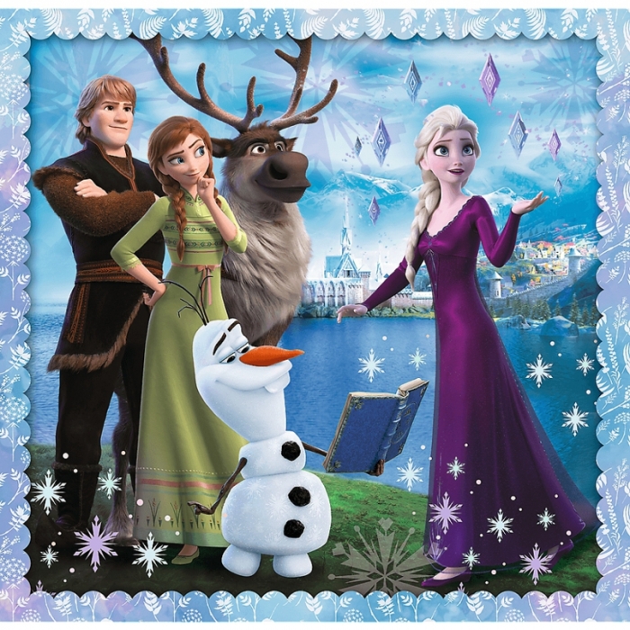 DISNEY FROZEN 2 PUZZLE 3 V 1 MIX 20,36 A 50 DÍLKŮ