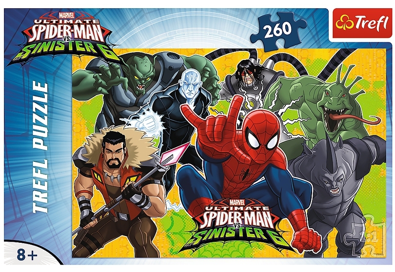 PUZZLE MARVEL SPIDERMAN 260 dílků