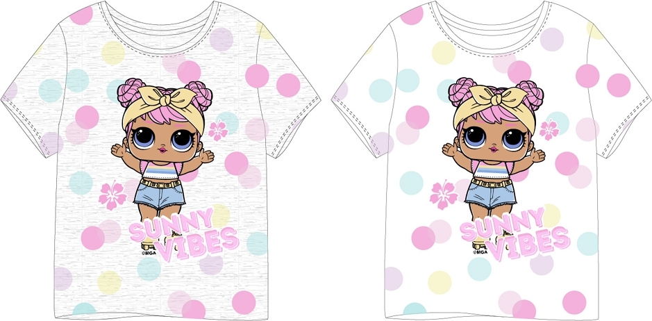 DÍVČÍ TRIČKO LOL SURPRISE šedé 92