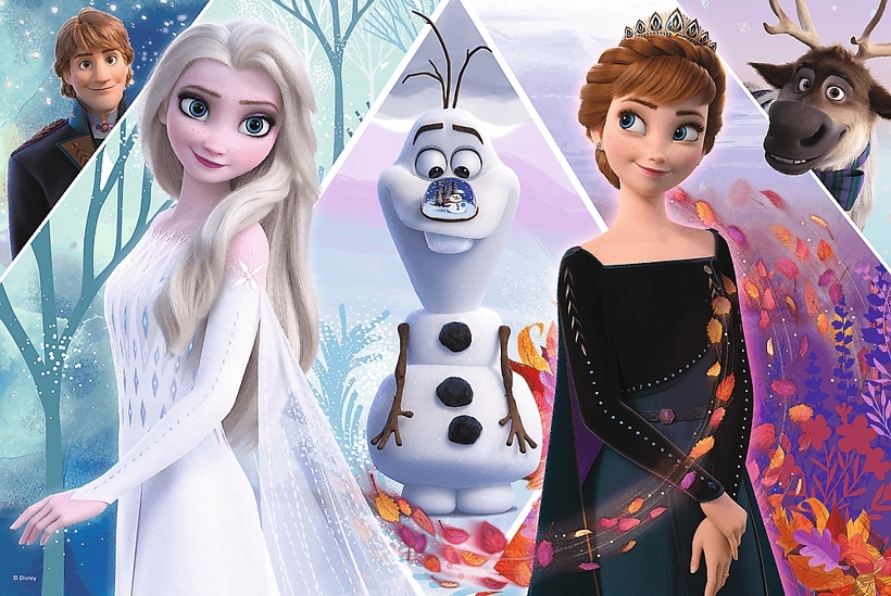 PUZZLE DISNEY FROZEN 2 ZAČAROVANÁ ZEMĚ 100 dílků