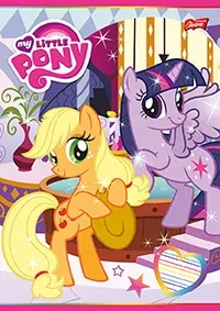 ŠKOLNÍ SEŠIT A5 MY LITTLE PONY 16 listů, linkovaný, 4 druhy