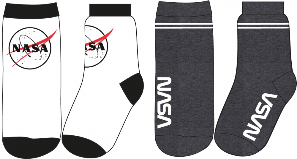 CHLAPECKÉ PONOŽKY NASA šedé 23/26