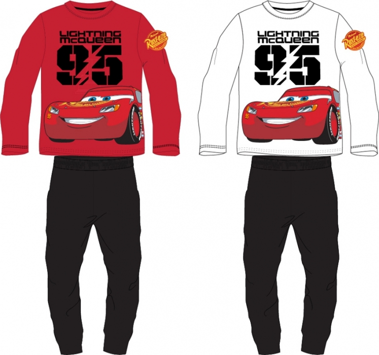 CHLAPECKÉ PYŽAMO DISNEY CARS bílé 98