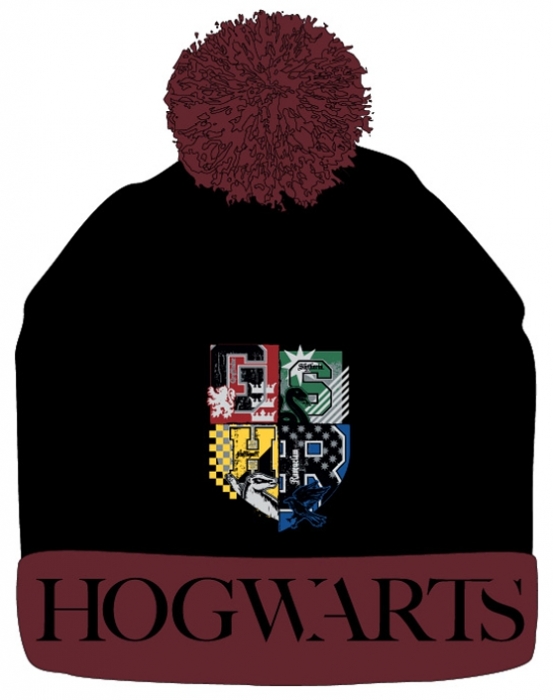 CHLAPECKÁ ZIMNÍ ČEPICE HARRY POTTER HOGWARTS 56