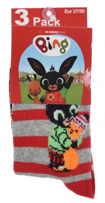 CHLAPECKÉ PONOŽKY KRÁLÍČEK BING SADA 3KS 19/22