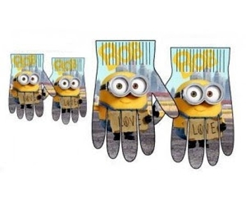 DÍVČÍ RUKAVICE MIMONI šedé uni