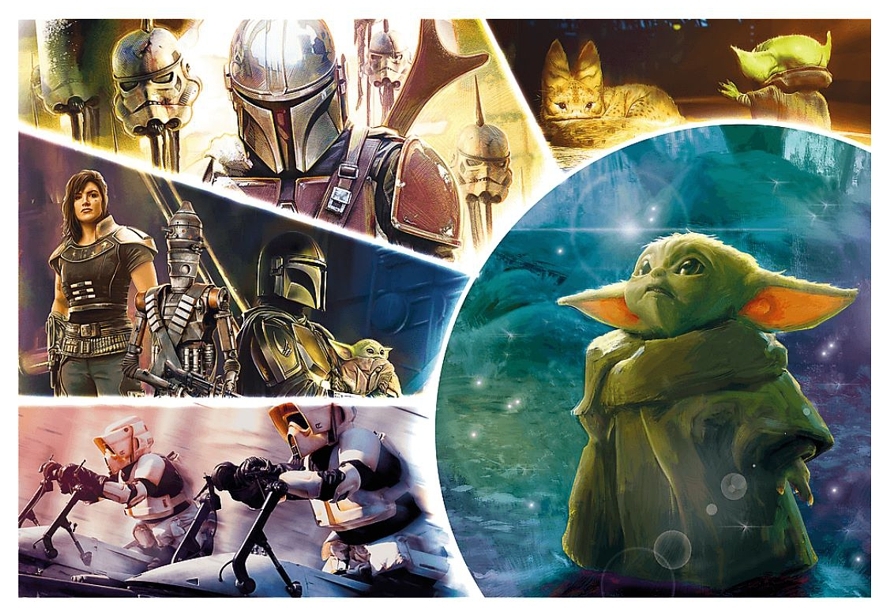 PUZZLE STAR WARS BABY YODA 100 dílků