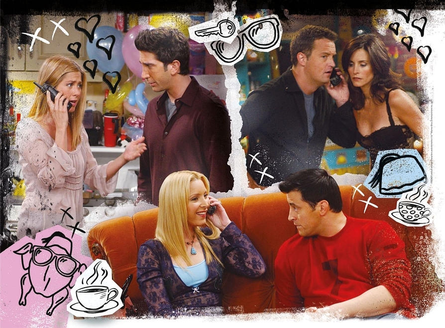 CLEMENTONI PUZZLE PŘÁTELÉ 500 dílků