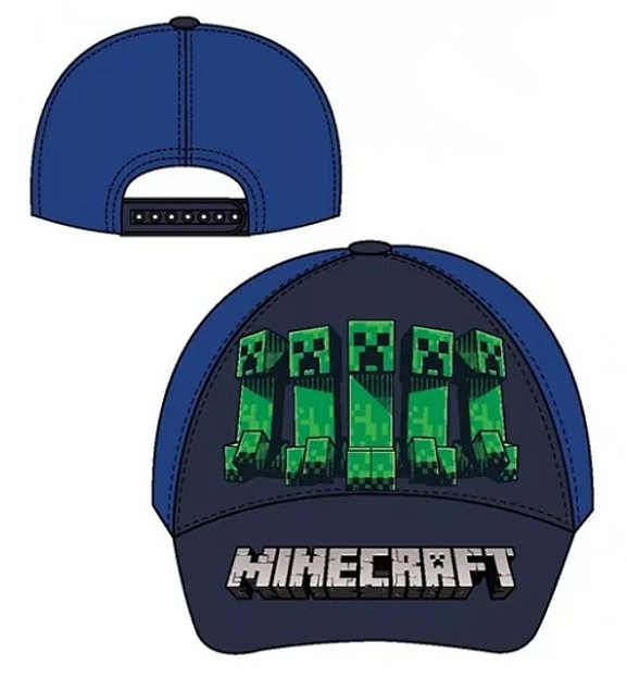CHLAPECKÁ KŠILTOVKA MINECRAFT modrá