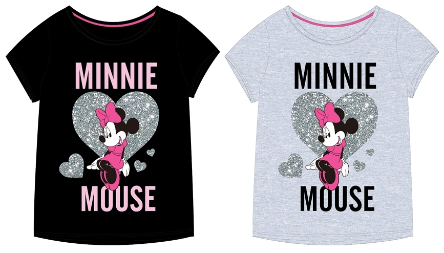 DÍVČÍ TRIČKO MINNIE MOUSE šedé 104