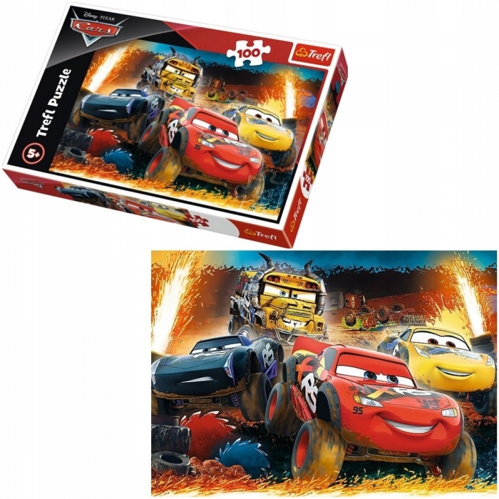PUZZLE DISNEY CARS EXTRÉMNÍ ZÁVOD 100dílků