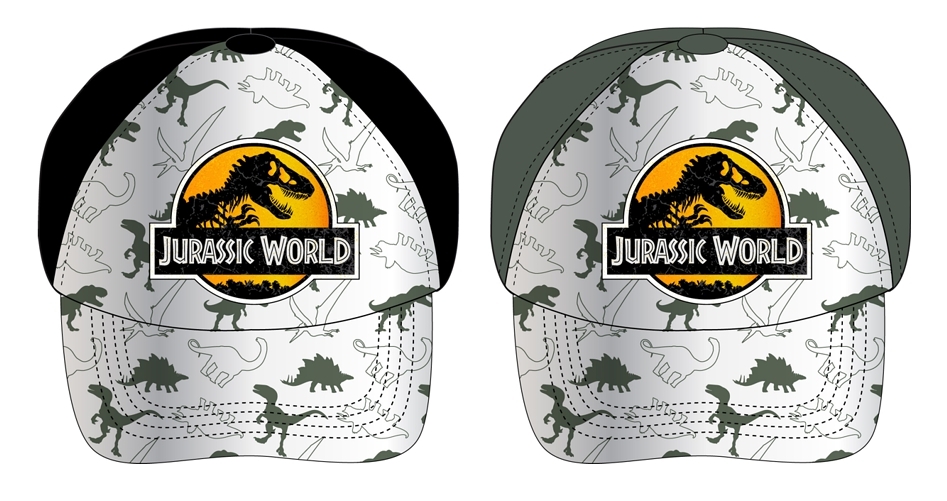 CHLAPECKÁ KŠILTOVKA DINOSAURUS JURSKÝ SVĚT černá