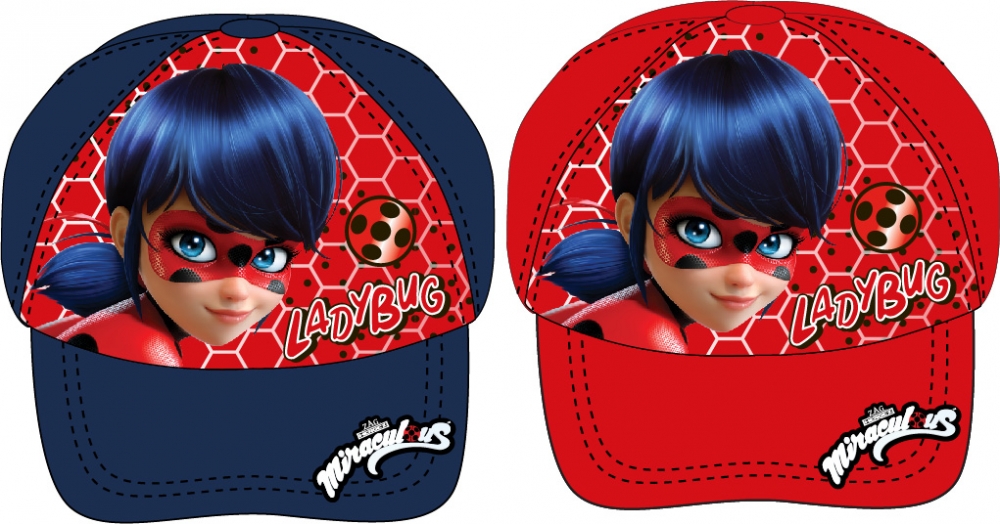 DÍVČÍ KŠILTOVKA LADYBUG, KOUZELNÁ BERUŠKA červená