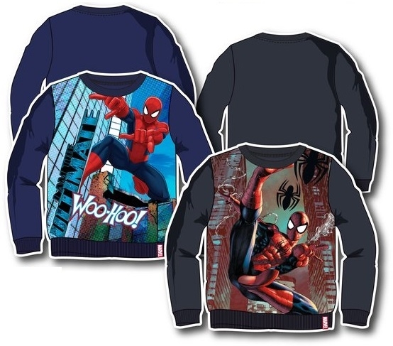 CHLAPECKÁ MIKINA SPIDERMAN modrá