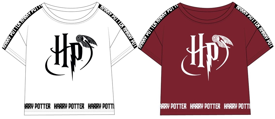 DÍVČÍ TRIČKO CROP TOP HARRY POTTER bílé 164