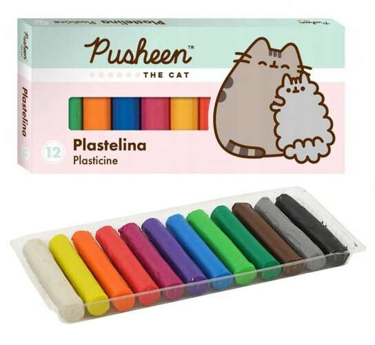 PLASTELÍNA 12 BAREV V KRABIČCE PUSHEEN
