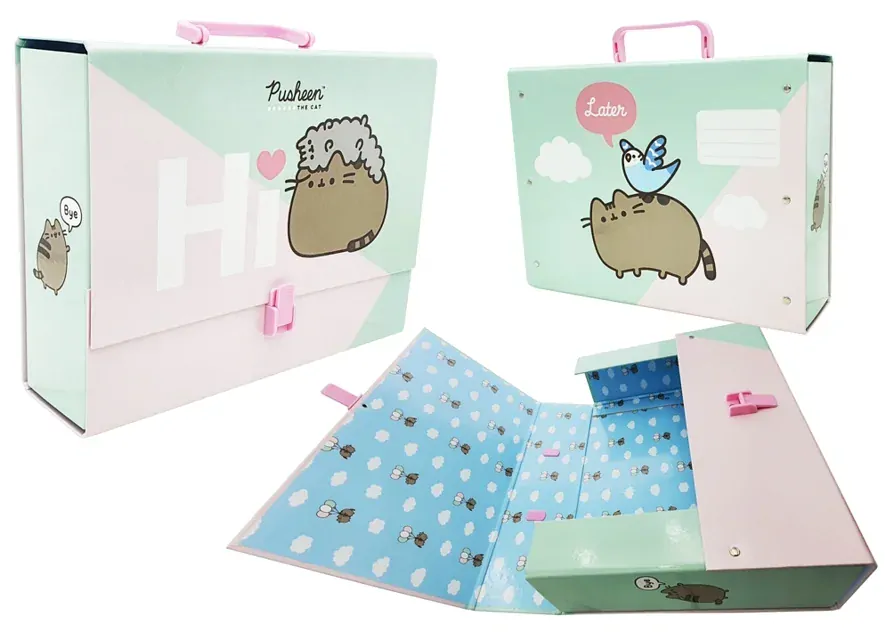 KUFŘÍK A4 S RUKOJETÍ XL PUSHEEN