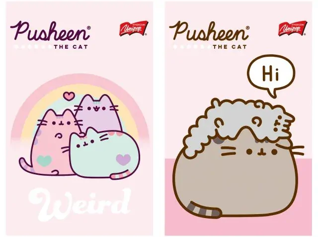 NOTES - BLOČEK A6 PUSHEEN modrý