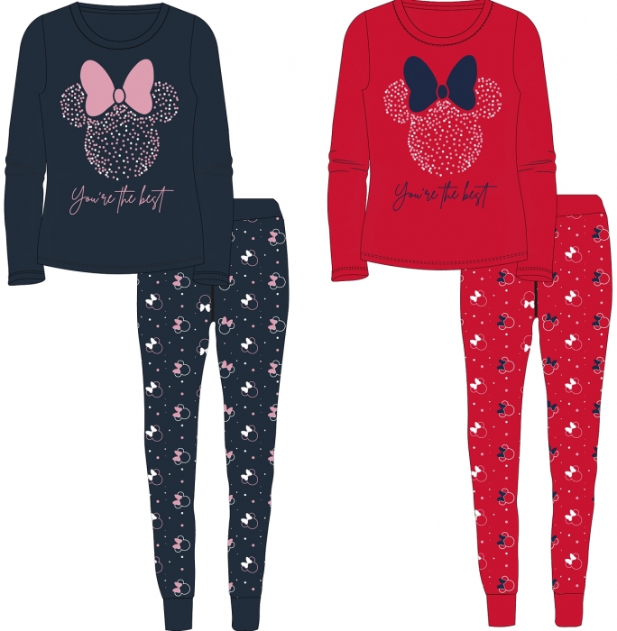 DÍVČÍ PYŽAMO DISNEY MINNIE MOUSE červené 104