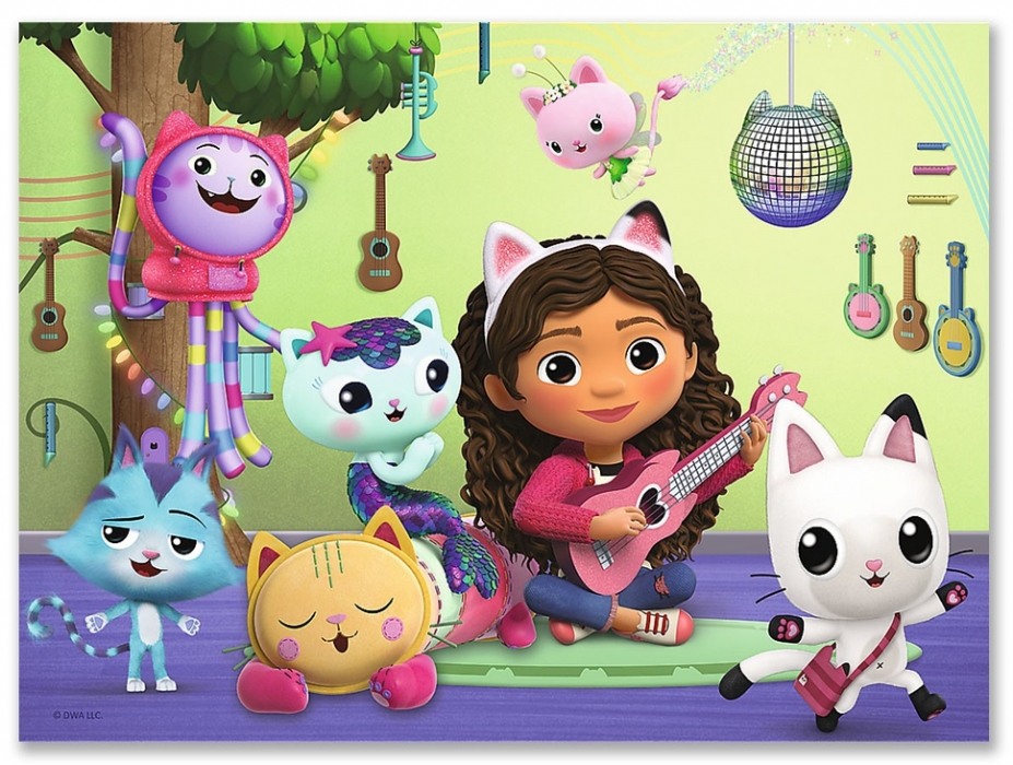 PUZZLE GABI A JEJÍ KOUZELNÝ DŮM 30 dílků