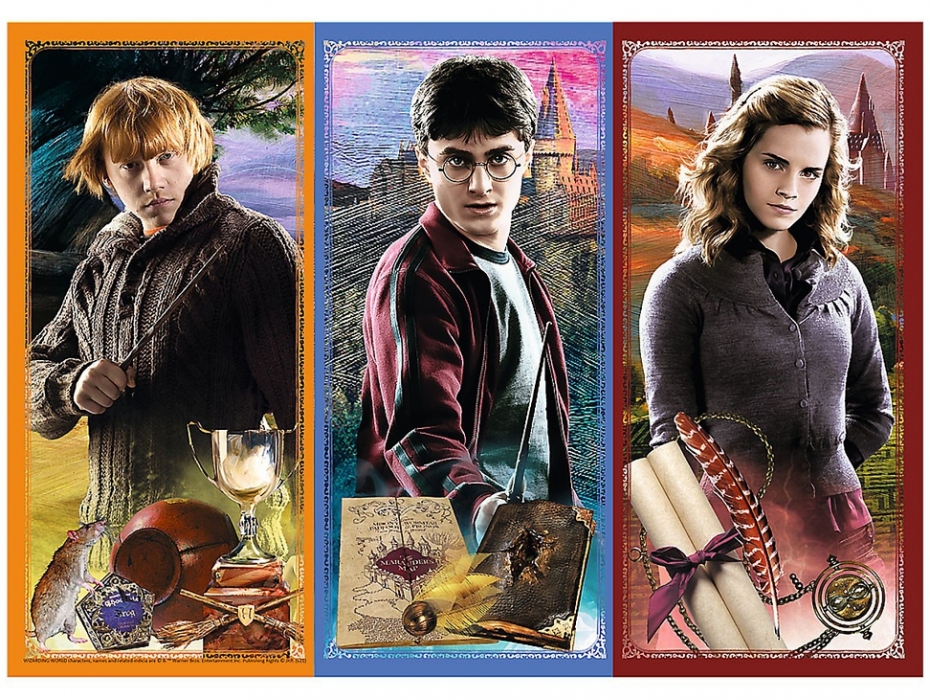 PUZZLE HARRY POTTER VE SVĚTĚ MAGIE A KOUZEL 200 dílků