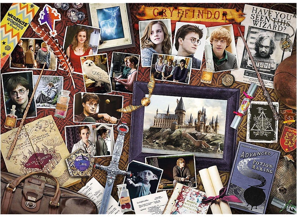 PUZZLE HARRY POTTER VZPOMÍNKY NA BRADAVICE 500 dílků
