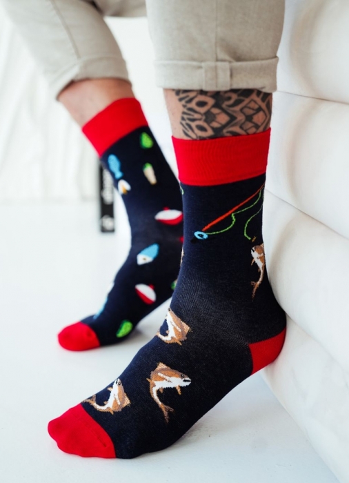 PÁNSKÉ TRENDY PONOŽKY RYBÁŘ