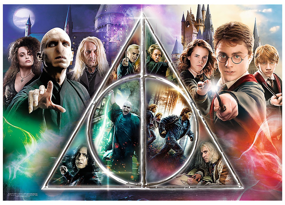 PUZZLE HARRY POTTER RELIKVIE SMRTI 1000 dílků