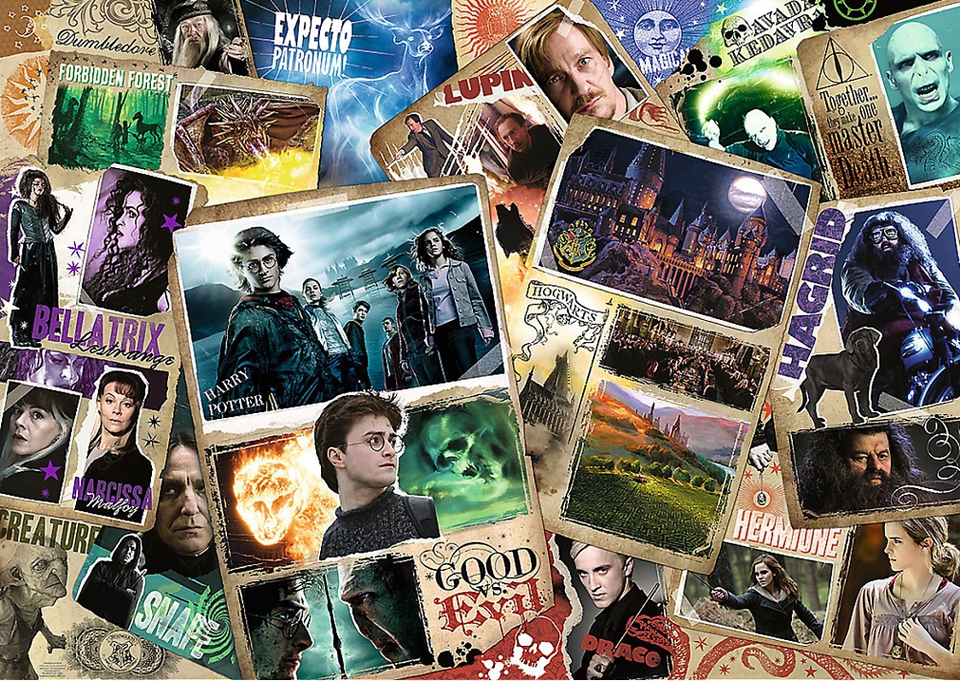 PUZZLE HARRY POTTER KOLÁŽ PROROK 2000 dílků