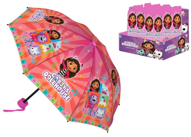 SKLÁDACÍ DEŠTNÍK GABBY´S DOLLHOUSE