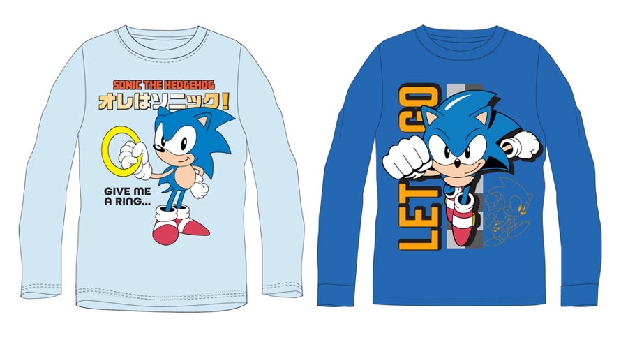 CHLAPECKÉ TRIČKO SONIC světle modré