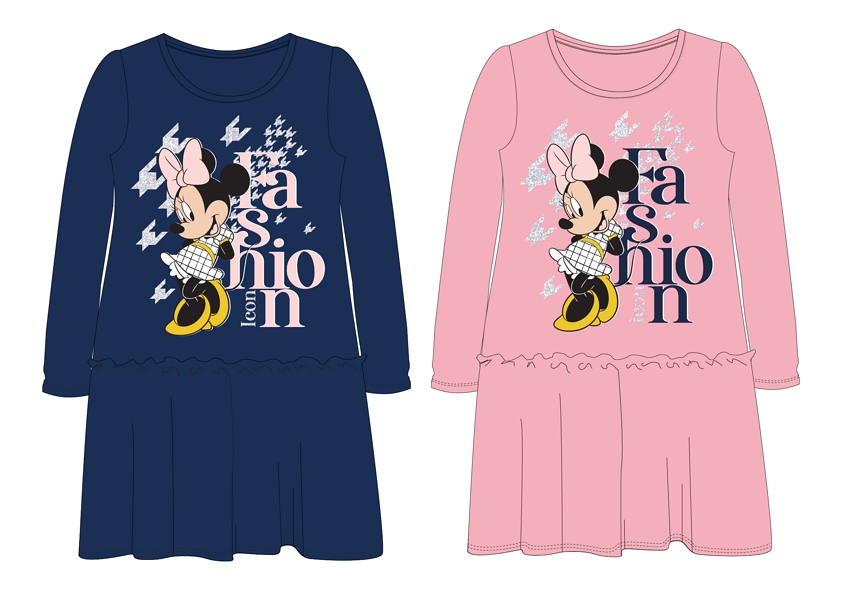 DÍVČÍ ŠATY DISNEY MINNIE MOUSE růžové 110