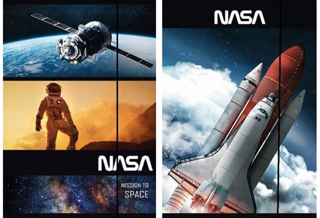 SPISOVÁ SLOŽKA - DESKY NA SEŠITY A4 NASA