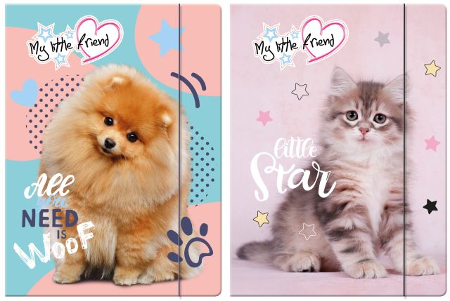 SPISOVÁ SLOŽKA - DESKY NA SEŠITY A4 MY LITTLE FRIEND PEJSEK