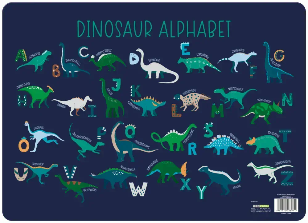 JÍDELNÍ PODLOŽKA - PROSTÍRÁNÍ DINOSAURUS