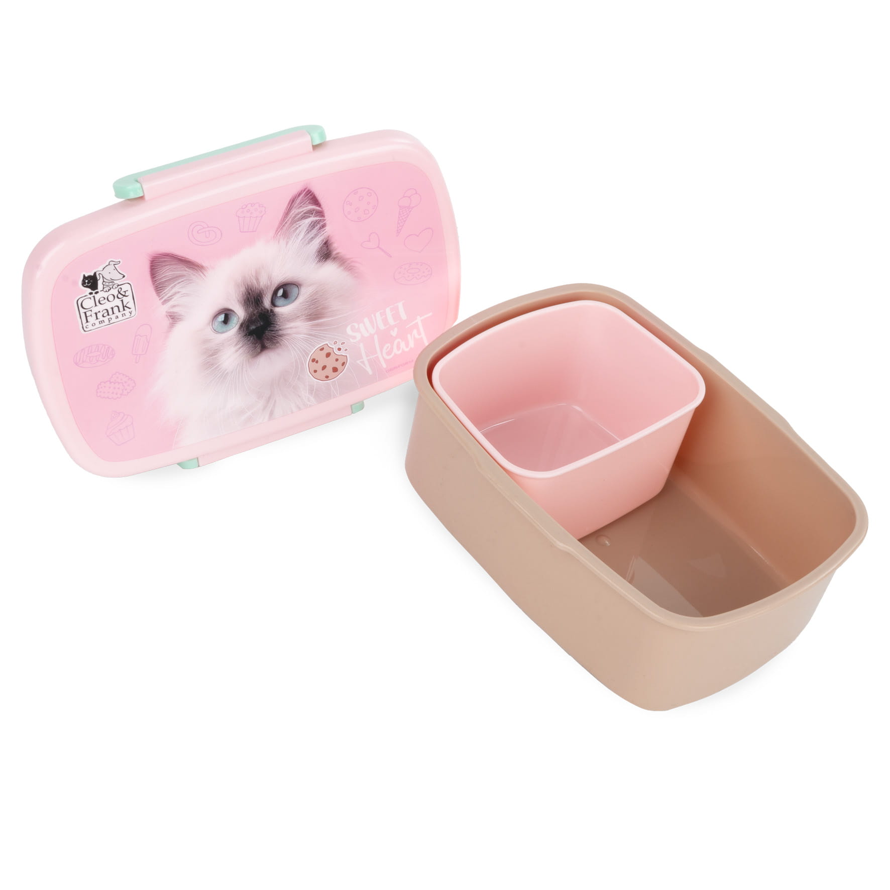 Svačinový box Cleo a Frank kočka