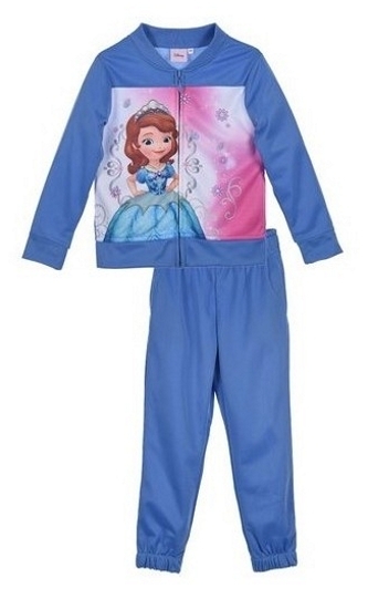 DÍVČÍ SPORTOVNÍ SOUPRAVA DISNEY PRINCEZNA SOFIE modrá 98