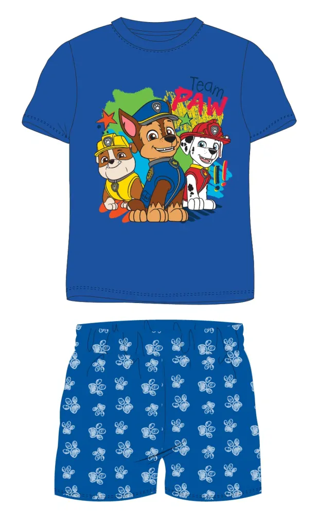 Chlapecké letní pyžamo Paw Patrol modré