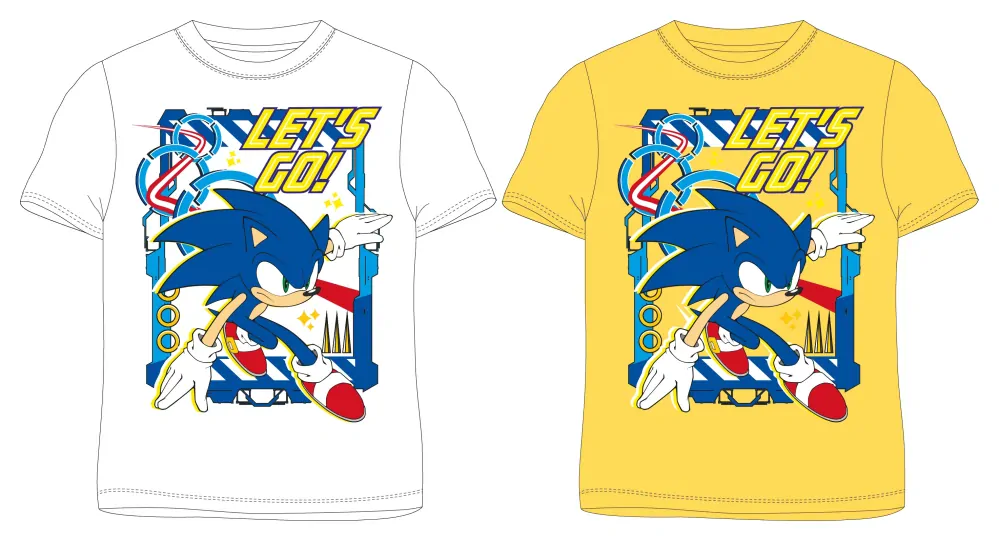 Chlapecké tričko Sonic žluté
