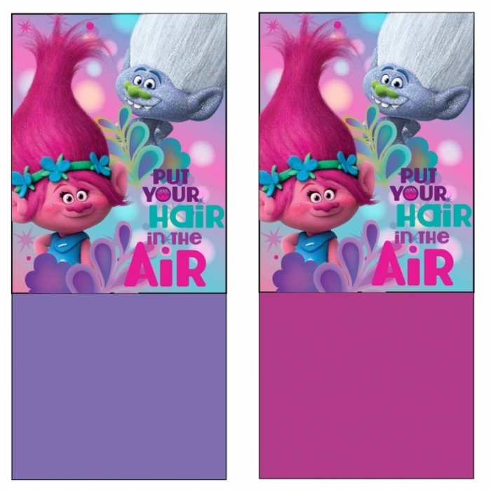 DÍVČÍ ZIMNÍ NÁKRČNÍK TROLLOVÉ fialový uni