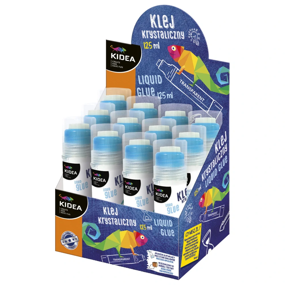 Kidea tekuté bezbarvé lepidlo 125 ml