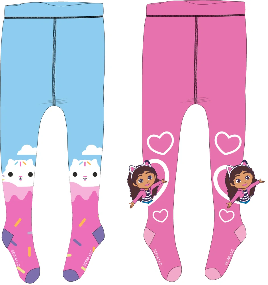 Dívčí punčocháče Gabby´s Dollhouse modré