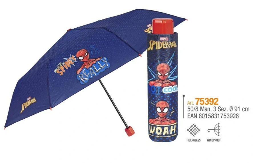 Skládací deštník Spiderman