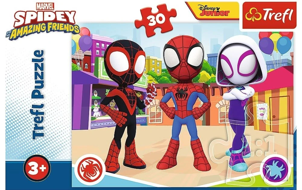Puzzle Spidey a jeho úžasní přátelé 30 dílků