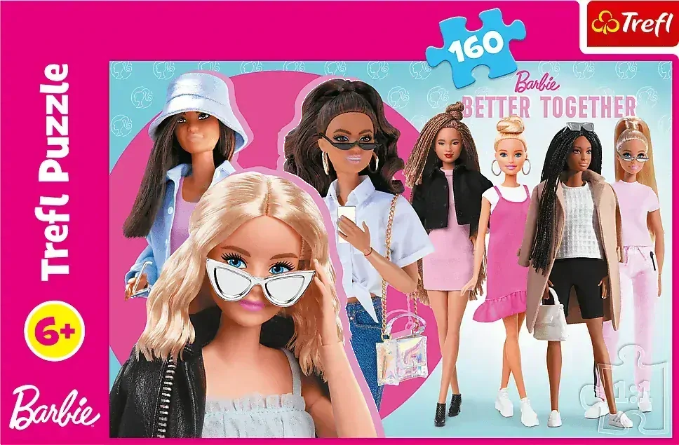 Puzzle Barbie a její svět 160 dílků