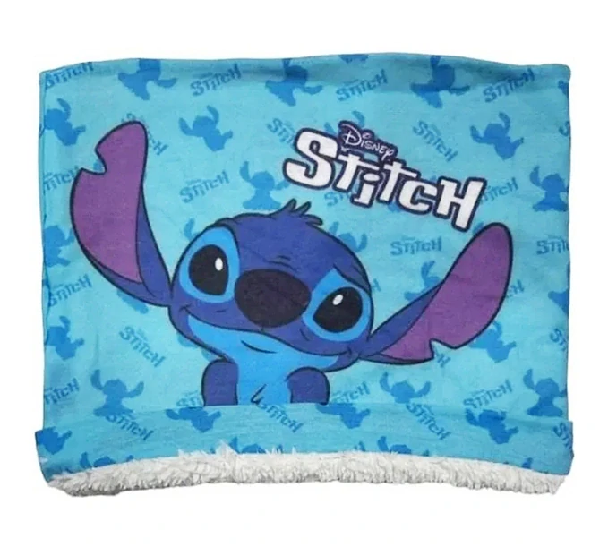 Dětský zimní nákrčník Disney Stitch modrý