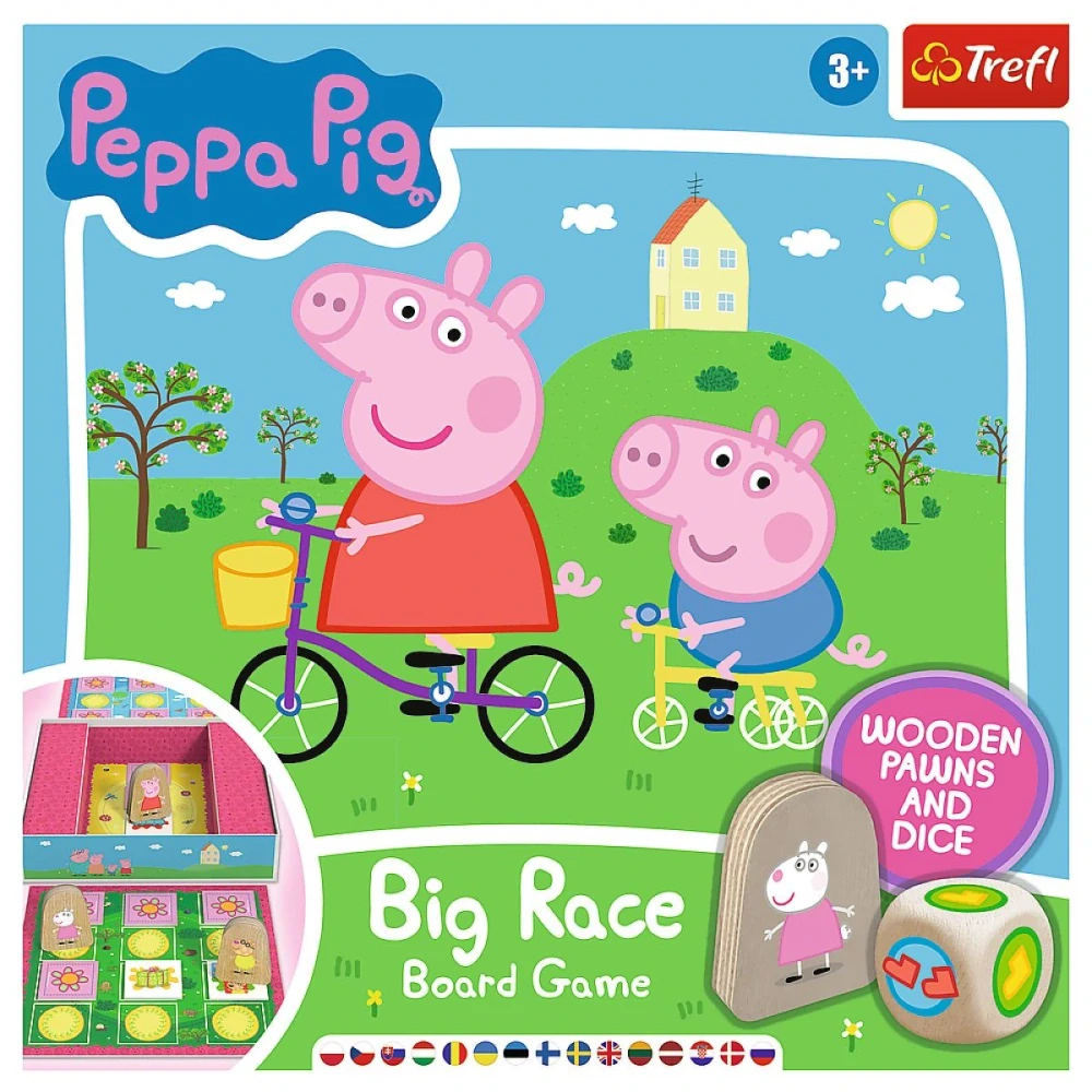 Společenská hra Big Race Peppa Pig