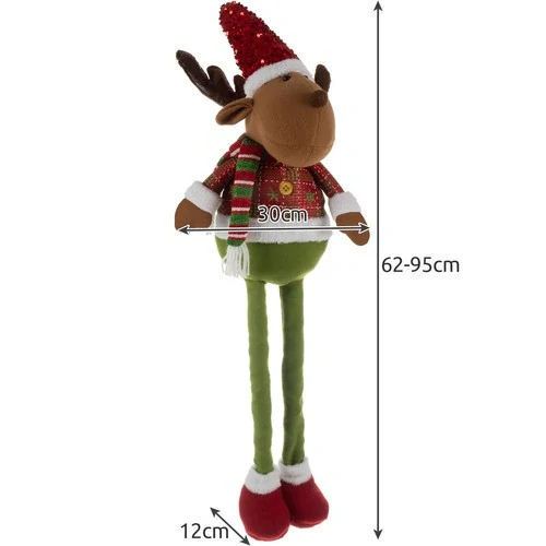 Ruhhy vánoční dekorace sob teleskopický 95 cm