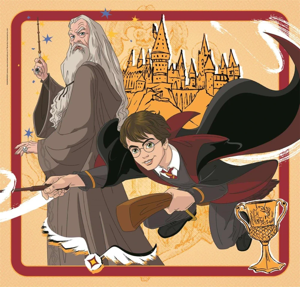 Puzzle Harry Potter 3 x 48 dílků