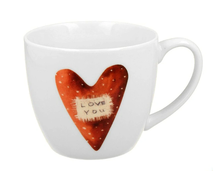 Porcelánový hrnek Love You dárkové balení 460ml